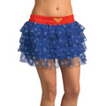 Blue-Red - Front - Wonder Woman Womens-Ladies Costume Skirt