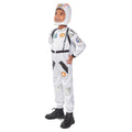 White-Black - Side - Bristol Novelty Childrens-Kids Astronaut Costume Set