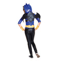 Blue-Black - Back - DC Super Hero Girls Childrens-Kids Batgirl Logo Costume