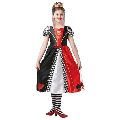 Red-Black - Front - Bristol Novelty Childrens-Kids Queen Costume