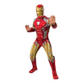 Red-Yellow - Front - Avengers Endgame Mens Iron Man Costume