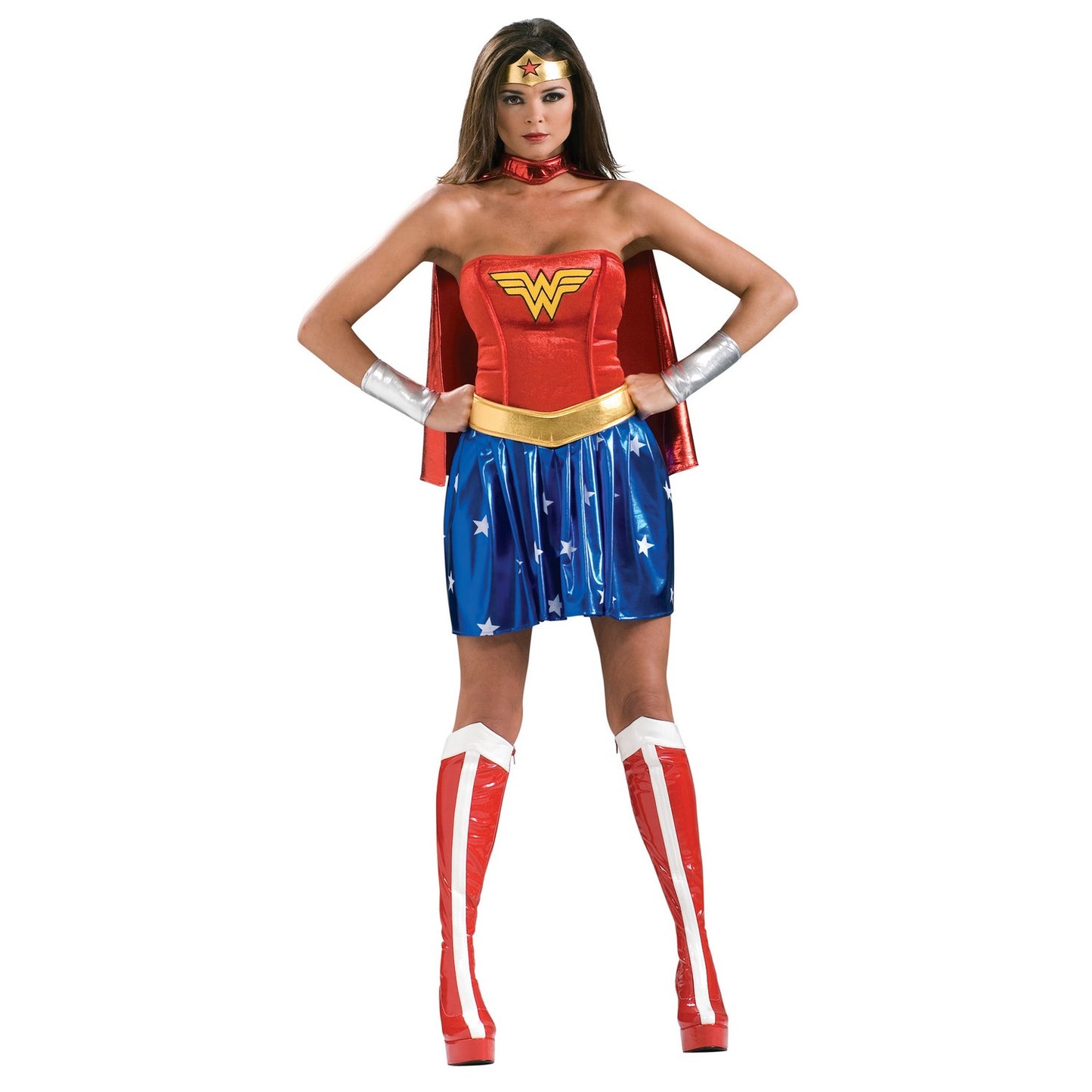 Red-Blue - Front - Wonder Woman Womens-Ladies Costume