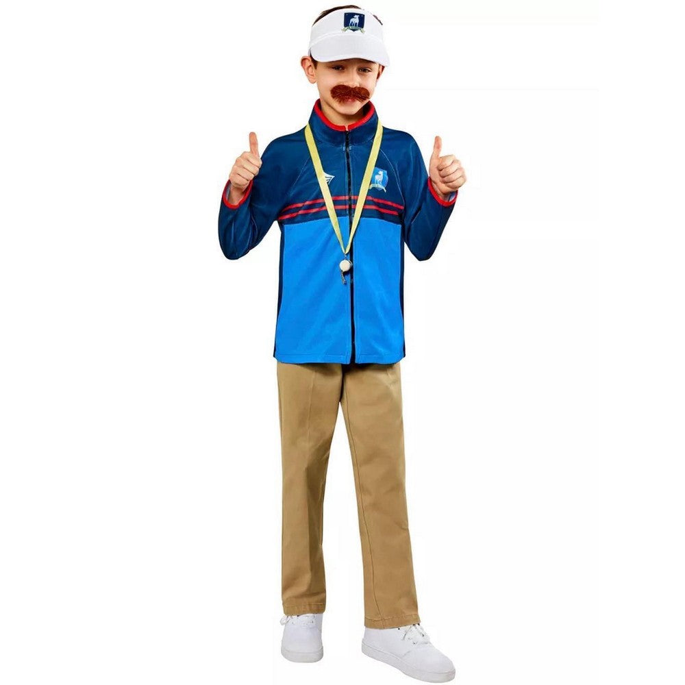 Blue-Red-Yellow - Front - Ted Lasso Boys Costume Set