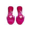 Pink - Front - Bristol Novelty Girls Heart Jelly Shoes