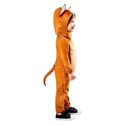 Brown-White-Cream - Lifestyle - Tom And Jerry Childrens-Kids Jerry Costume