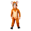 Brown-White-Cream - Front - Tom And Jerry Childrens-Kids Jerry Costume