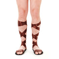 Brown - Back - Bristol Novelty Mens Roman Sandals