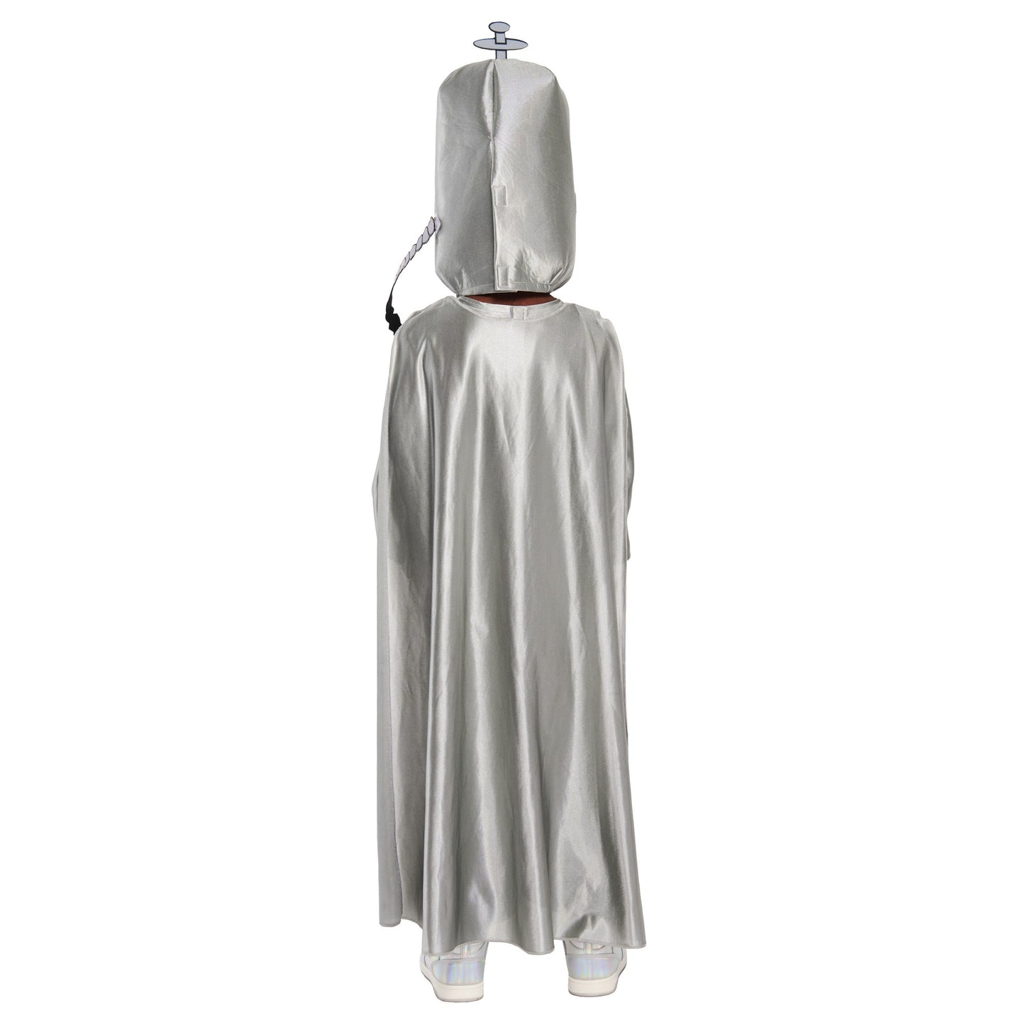 Silver - Back - David Walliams Childrens-Kids Spaceboy Costume