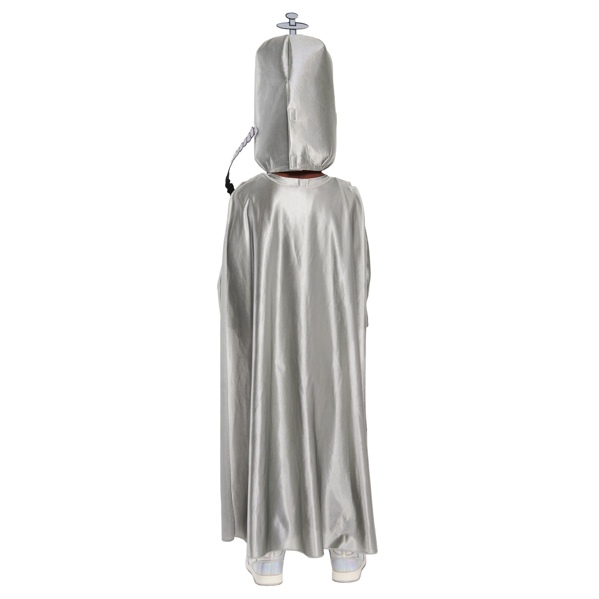 Silver - Back - David Walliams Childrens-Kids Spaceboy Costume