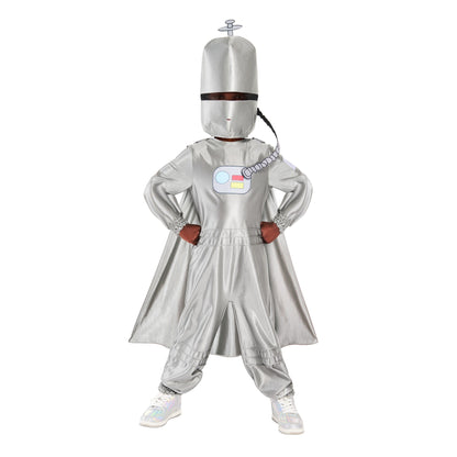 Silver - Front - David Walliams Childrens-Kids Spaceboy Costume