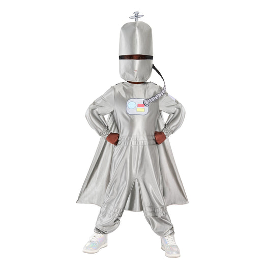 Silver - Front - David Walliams Childrens-Kids Spaceboy Costume