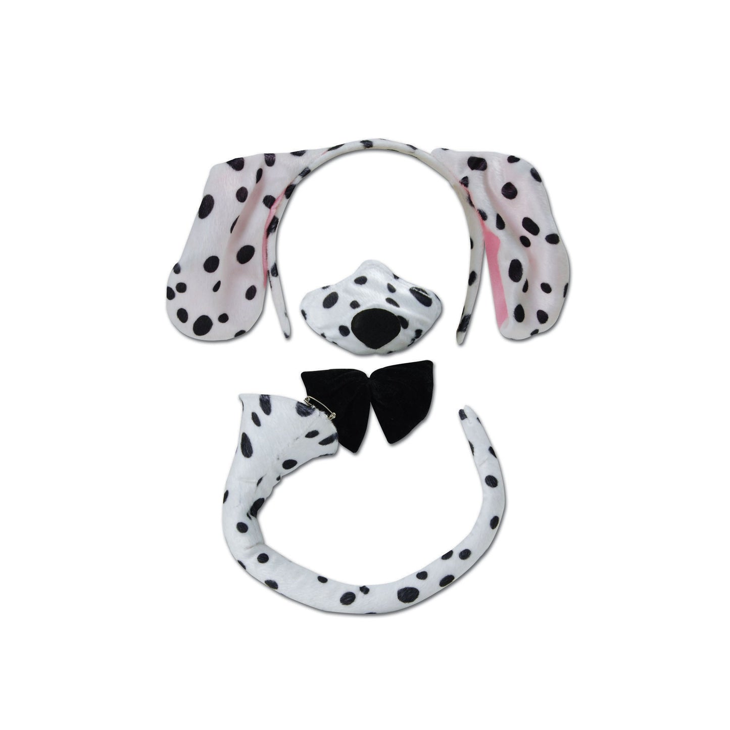 White-Black - Front - Rubies Dalmatian Sounds Headband Set