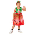 Red-Green-Black - Front - Cocomelon Girls Costume Dress