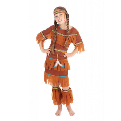 Brown-Blue - Front - Bristol Novelty Girls Rising Moon Costume