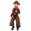 Brown-Red - Front - Bristol Novelty Childrens-Kids Little Wrangler Costume