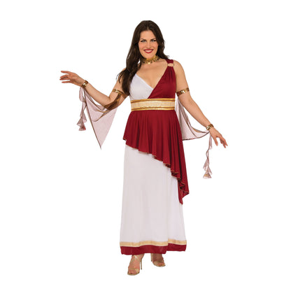 White-Red-Gold - Front - Bristol Novelty Womens-Ladies Royal Emperess Costume