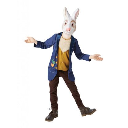 Blue-Brown-White - Front - Bristol Novelty Childrens-Kids Mr Rabbit Costume