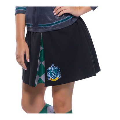 Green-Silver - Front - Harry Potter Girls Slytherin Skirt