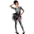 Black-White - Front - Bristol Novelty Girls Skelle Ballerina Costume