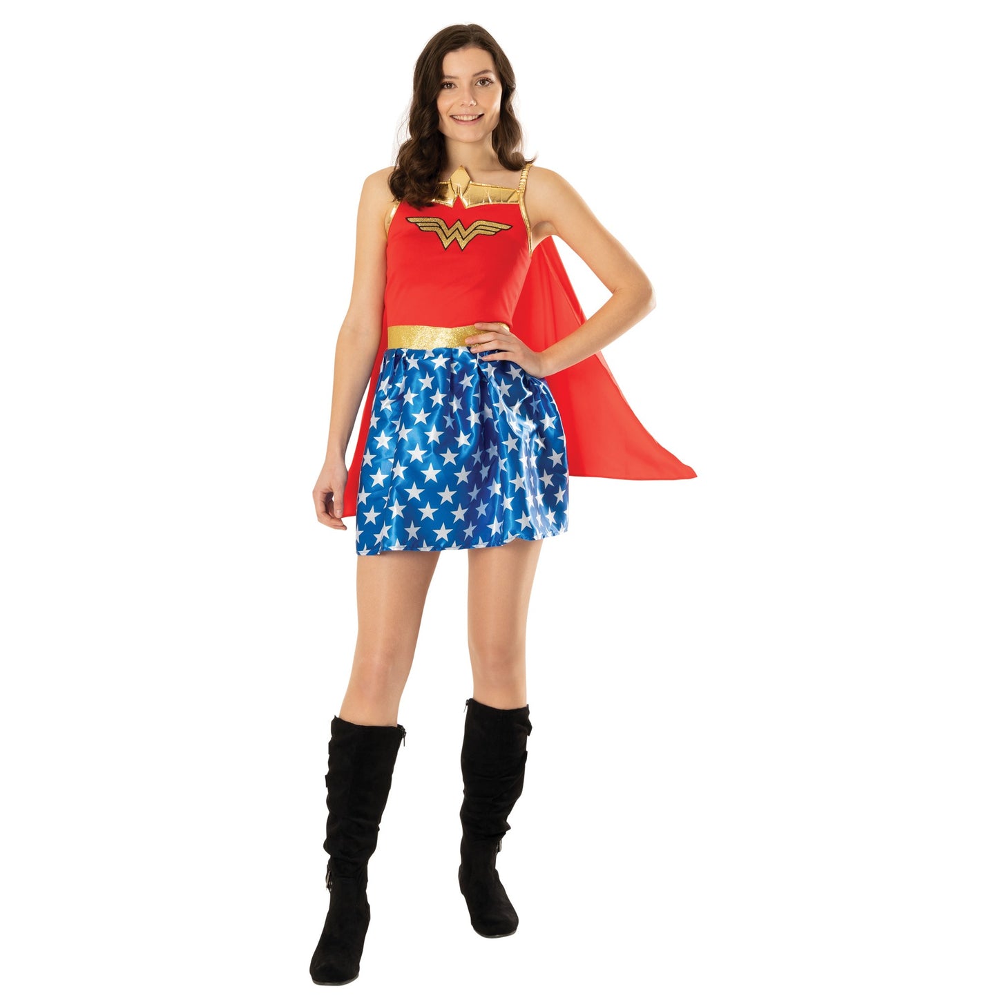 Red-Blue-Gold - Front - Wonder Woman Womens-Ladies Costume