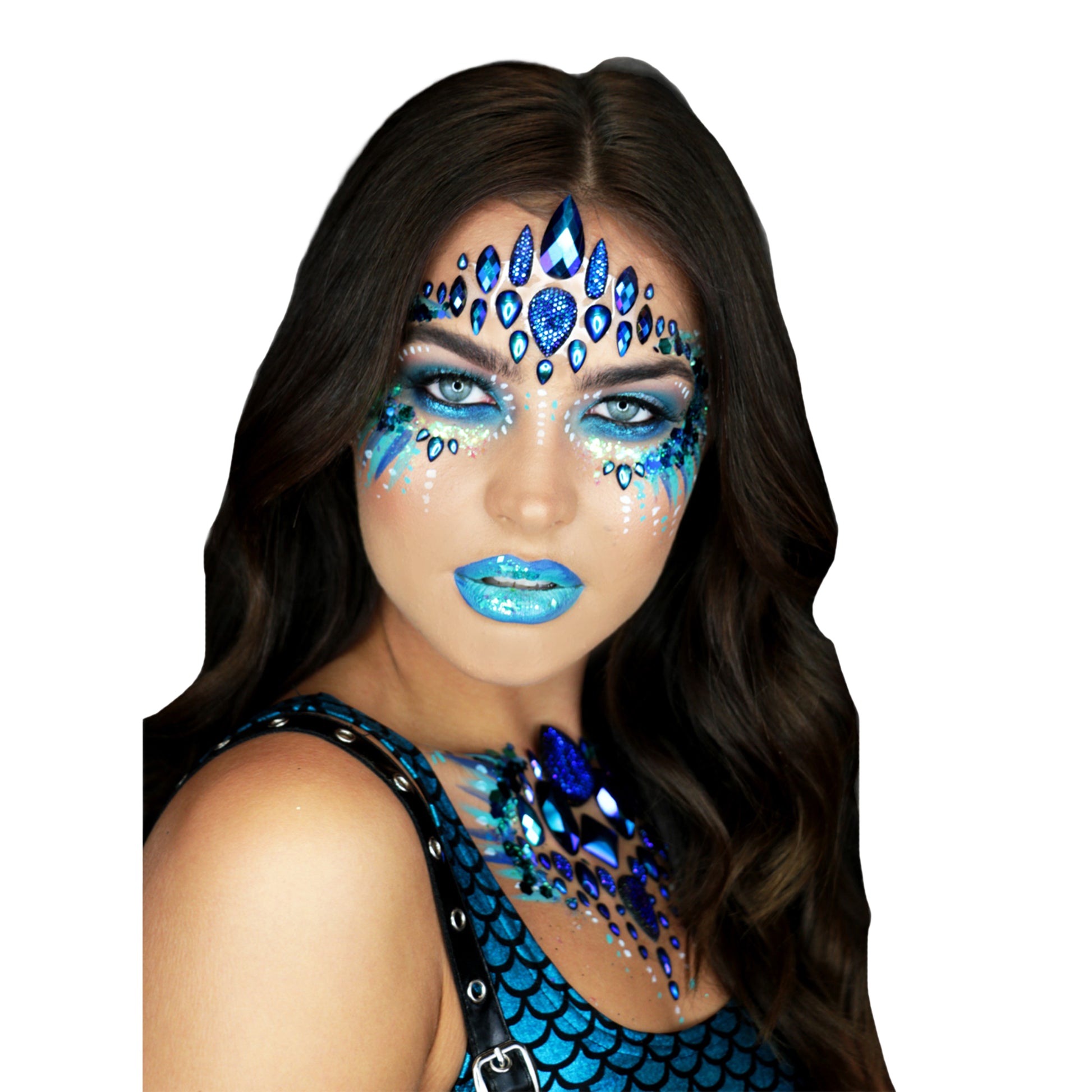 Blue - Side - Aquaman Mera Stick-on Jewels