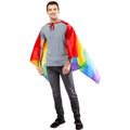 Multicoloured - Back - Pride Rainbow Cape