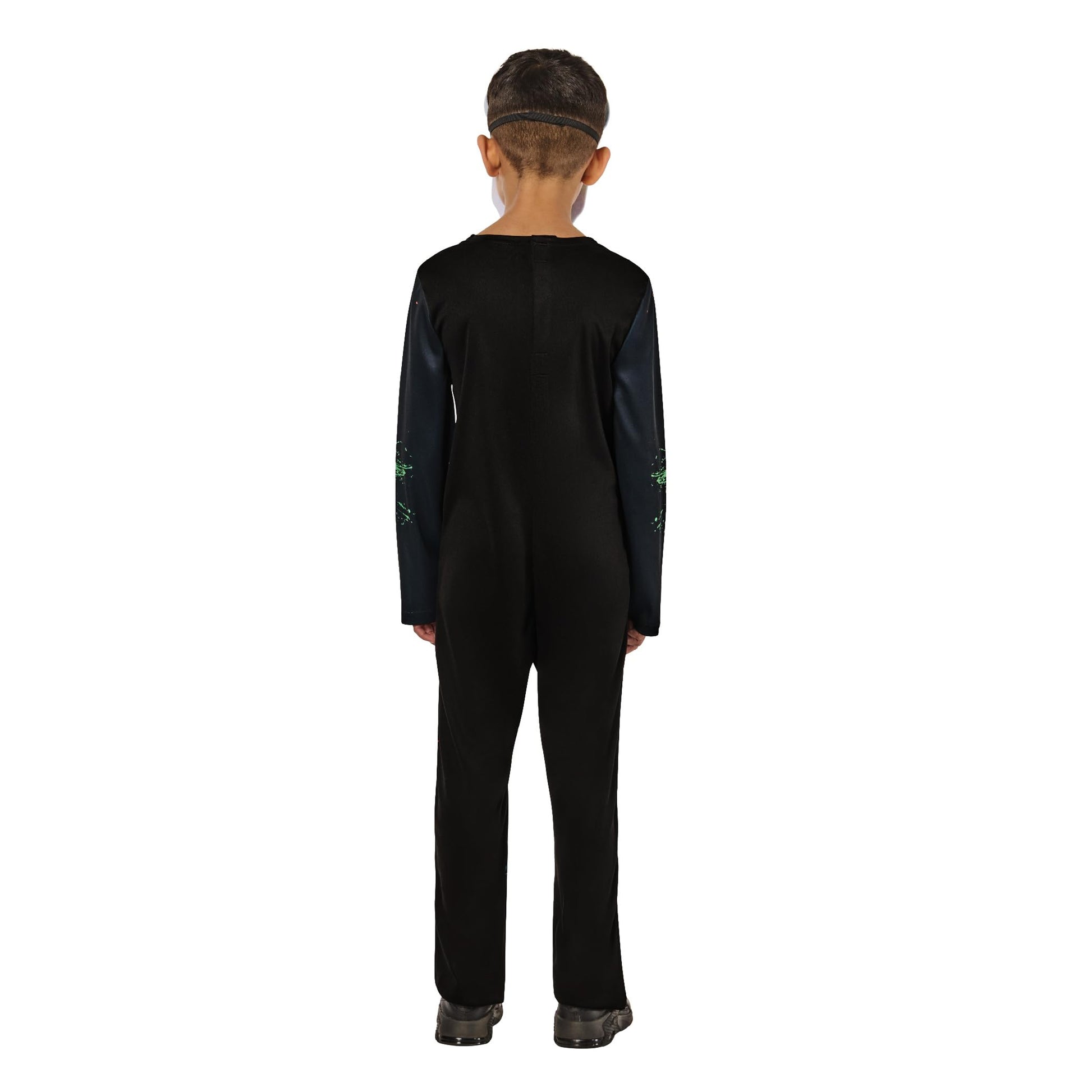 Multicoloured - Back - Bristol Novelty Childrens-Kids Bonesky Graffiti Skeleton Costume