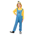 Yellow-Blue - Back - Despicable Me 4 Childrens-Kids Minion Costume
