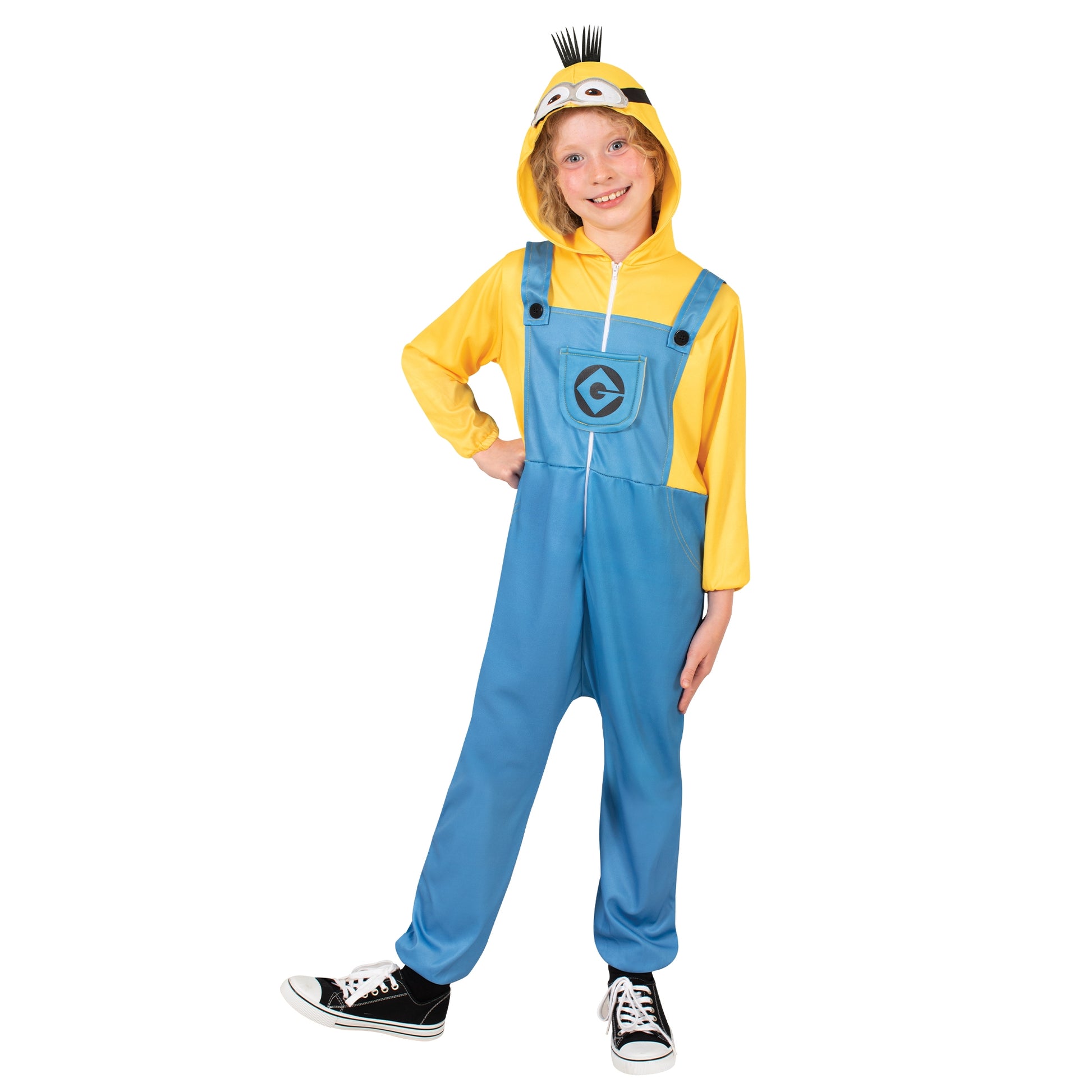Yellow-Blue - Back - Despicable Me 4 Childrens-Kids Minion Costume
