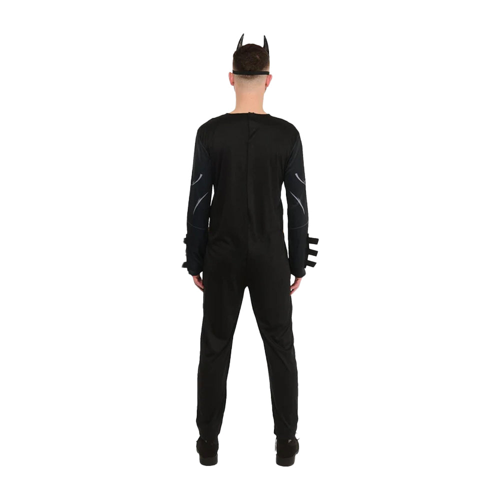 Black-Yellow-Grey - Back - Batman Unisex Adult Costume