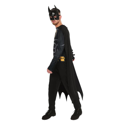 Black-Yellow-Grey - Side - Batman Unisex Adult Costume