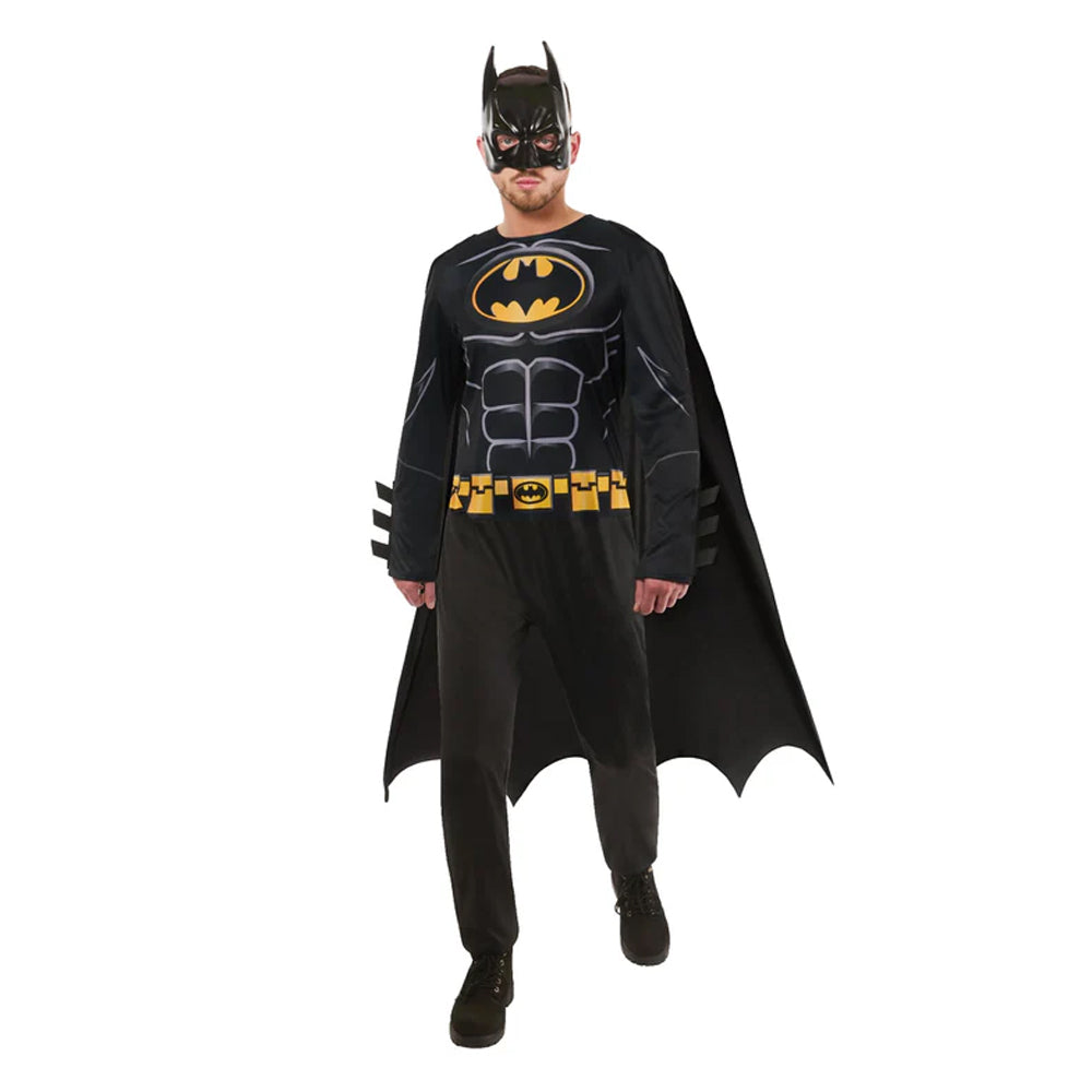 Black-Yellow-Grey - Front - Batman Unisex Adult Costume