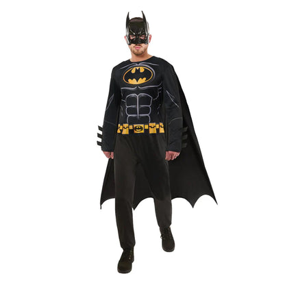 Black-Yellow-Grey - Front - Batman Unisex Adult Costume