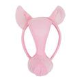 Pink - Front - Bristol Novelty Unisex Pig Mask On Headband With Sound