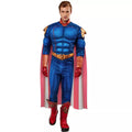 Blue-Red - Front - The Boys Unisex Adult Deluxe The Homelander Costume