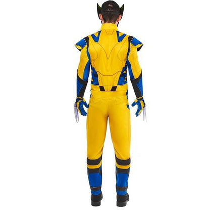 Yellow-Blue - Back - Wolverine Unisex Adult Costume