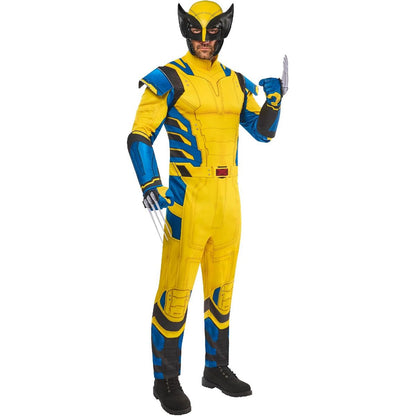 Yellow-Blue - Front - Wolverine Unisex Adult Costume