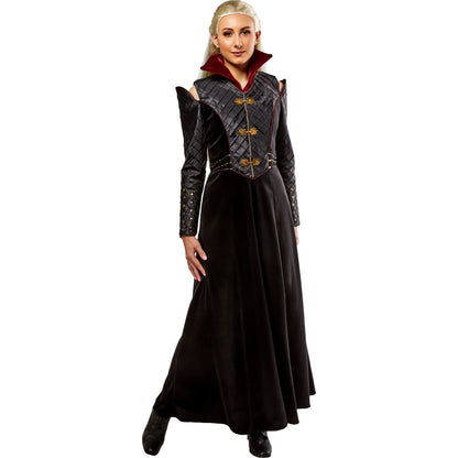 Black - Front - House Of The Dragon Womens-Ladies Rhaenyra Targaryen Costume