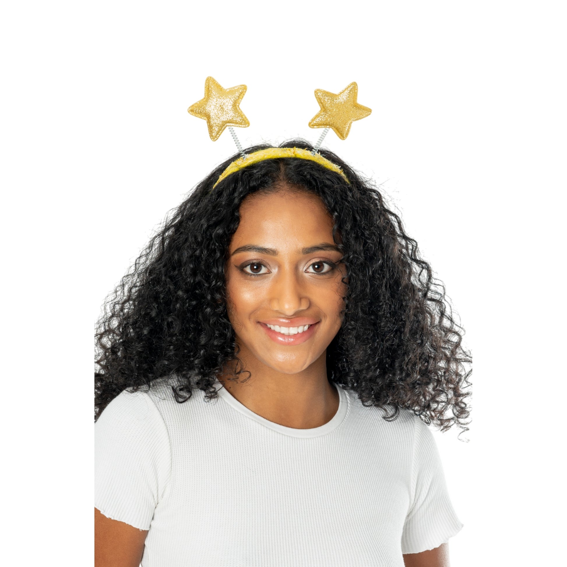 Gold - Front - Bristol Novelty Star Bopper Headband
