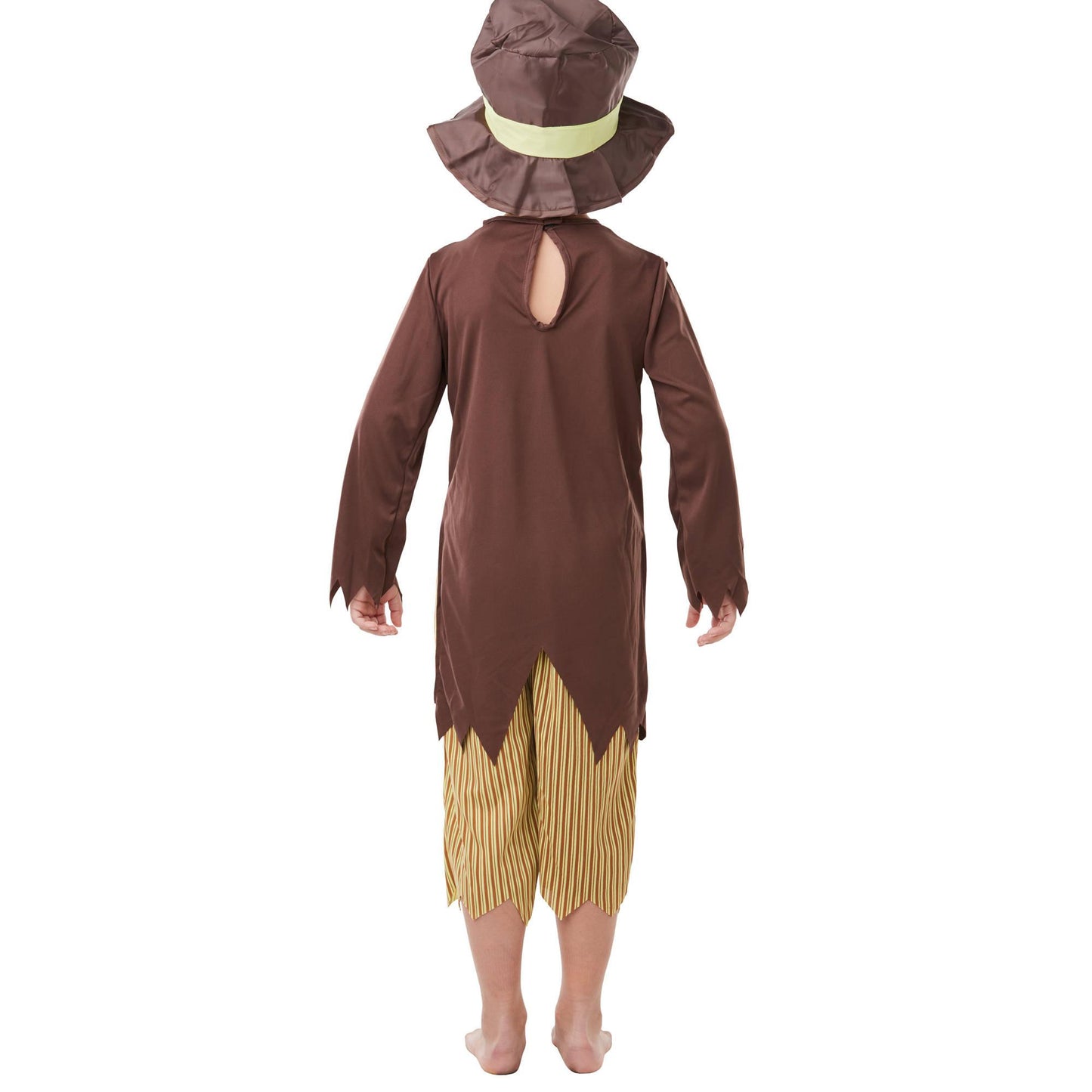 Brown-Green - Back - Bristol Novelty Childrens-Kids Pickpocket Victorian Costume Set