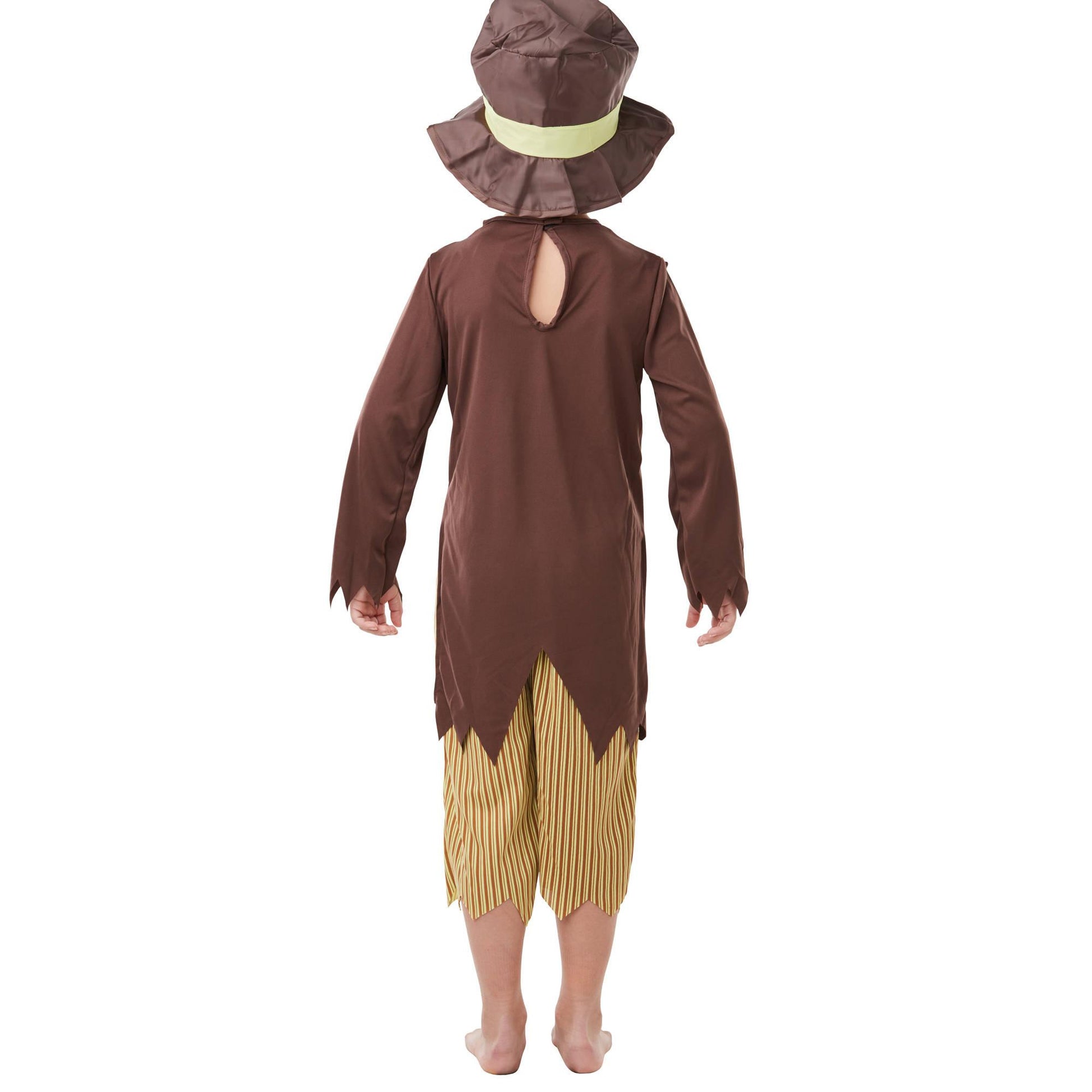 Brown-Green - Back - Bristol Novelty Childrens-Kids Pickpocket Victorian Costume Set