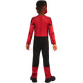 Red-Black - Back - Hulk Childrens-Kids Costume Set