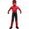 Red-Black - Front - Hulk Childrens-Kids Costume Set