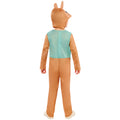 Brown-Blue-Pink - Back - Bristol Novelty Childrens-Kids Rabbit Costume Set