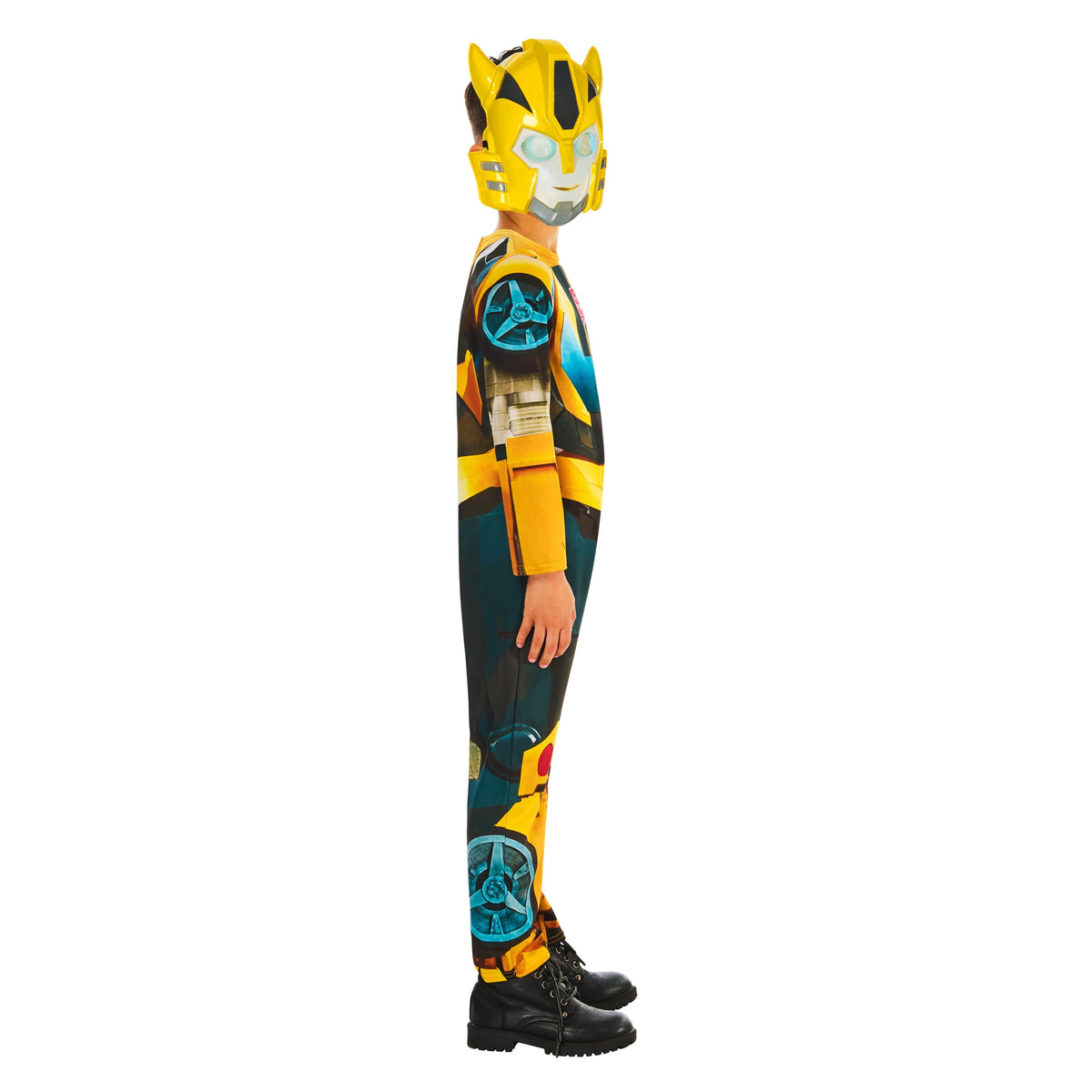 Multicoloured - Lifestyle - Transformers Childrens-Kids Earth Spark Bumblebee Costume Set