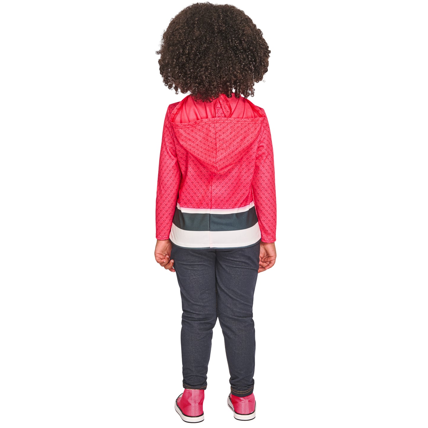 Pink-Black-White - Back - Gabby´s Dollhouse Girls Costume Set