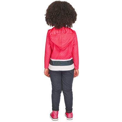 Pink-Black-White - Back - Gabby´s Dollhouse Girls Costume Set