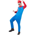 Blue-Red - Back - Super Mario Mens Costume Set