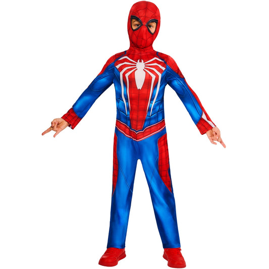 Red-Blue - Front - Spider-Man Childrens-Kids Gamerverse Costume