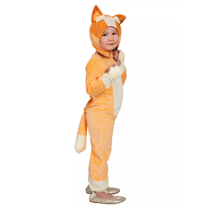 Orange-Beige - Side - Bluey Childrens-Kids Bingo Costume